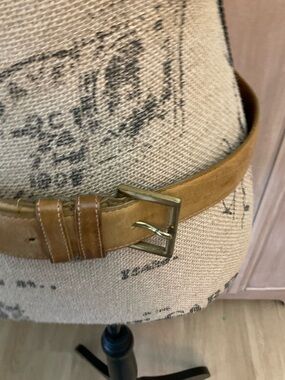 Vintage 80’s COACH Glove Tanned Cowhide Tan Leather Belt size 34